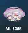 Áp trần pha lê Led tròn ML 8355