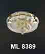 Áp trần pha lê Led tròn ML 8389
