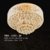 Áp trần pha lê Led tròn MO 1132-20