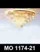 Áp trần pha lê Led tròn MO 1174-21