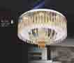 Áp trần pha lê Led tròn NC 7110