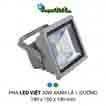 Đèn pha led  PHA LED 20W Xanh Lá + Dương
