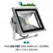 Đèn pha led  PHA LED 50W Xanh Lá + Dương 