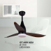 Đèn quạt QT 4401 NÂU