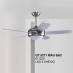 Đèn quạt QT 5271 BẠC