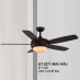 Đèn quạt QT 5271 NÂU