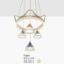 Đèn thả LED trang trí T 08/4