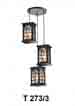 Đèn thả gỗ T 273/3