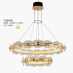 Đèn thả nghệ thuật LED T 6242/2