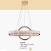 Đèn thả pha lê T 6273