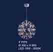 Đèn thả nghệ thuật LED T 7171