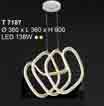Đèn thả nghệ thuật LED T 7187