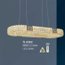 Đèn thả pha lê TL 6362