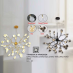 Đèn thả nghệ thuật LED TTKHERA 36 VÀNG/ĐEN