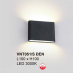 Đèn rọi ngoài trời LED VNT 051S ĐEN